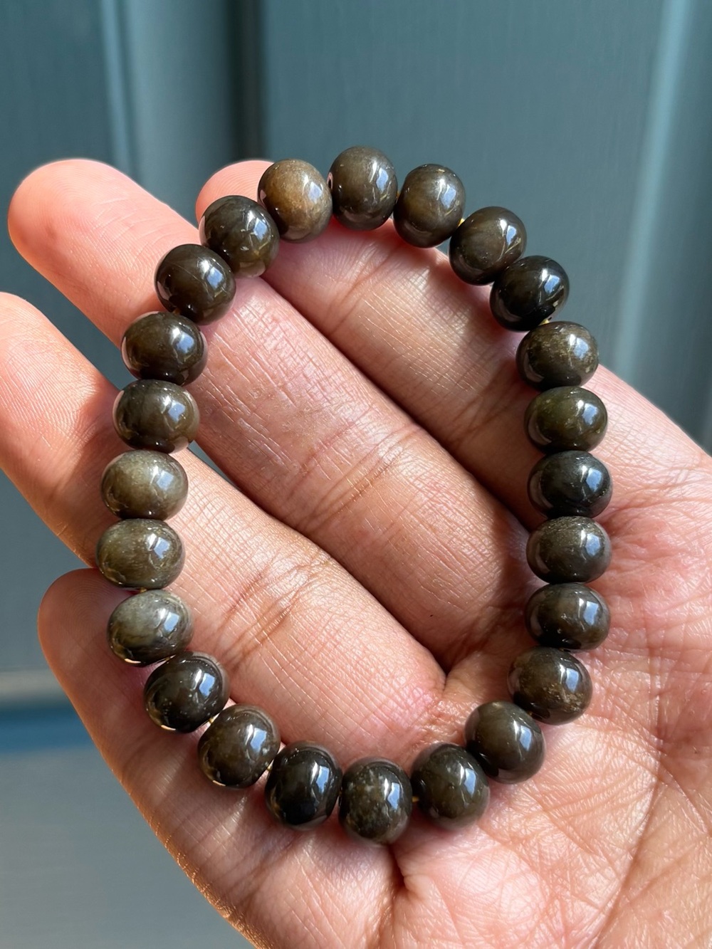 Hetian Jade Donut Crystal Bracelet 10mm
